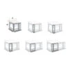 Fiamma Privacy Room / Caravanstore ZIP XL Frontpanel Für Markisenvorzelte 20 Cm -Zeltladen 347217 2244277