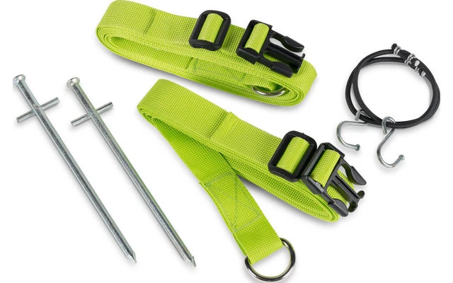 Dometic Kampa Sturmbandset Für Vorzelte 4-tlg. Lime 3 Dometic Kampa Sturmbandset Für Vorzelte 4-tlg. Lime