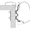 Thule Markisenadapter Hobby Optima Ontour -Zeltladen 446178 3568589