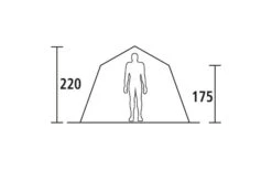 DWT Steilwandzelt Villa 6 -Zeltladen 56252 114514