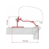 Fiamma Adapter Caravan Roof 400 CM Passend Für F80 F65 -Zeltladen 613739 4431275