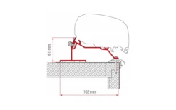 Fiamma Kit Caravan Roof Markisenhalterung