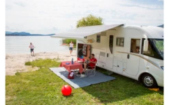 Fiamma F65eagle Ducato 319 Markise Gehäusefarbe Polar White Tuchfarbe Royal Grey 320 Cm -Zeltladen 650475 4502637