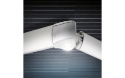 Dometic PerfectWall PW 1500 Wandmontierte Markise Manueller Antrieb Weiß Grau 2,6 M -Zeltladen 706373 4854371