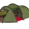 High Peak Falcon 4 LW Lightweight 4 Personen Tunnelzelt Aluminium Gestänge Olive/rot -Zeltladen 733370 4904120