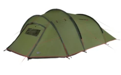 High Peak Falcon 4 LW Lightweight 4 Personen Tunnelzelt Aluminium Gestänge Olive/rot -Zeltladen 733376 4904132