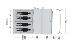 Outwell Avondale 4PA Tunnelzelt -Zeltladen 748517 5009087