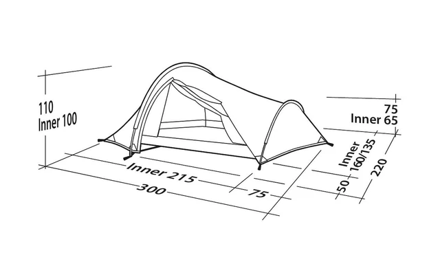 Robens Challenger 3XE Tunnelzelt Grün 5 Robens Challenger 3XE Tunnelzelt Grün – Bild 3