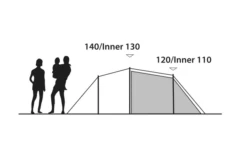 Outwell Earth 2 Doppelbeschichtetes Zelt -Zeltladen 790742 5217254