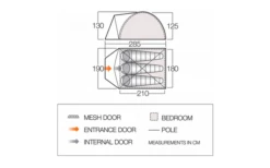 Vango ALPHA 300CLR Kuppelzelt 3-Personen 5 Vango ALPHA 300CLR Kuppelzelt 3-Personen -Zeltladen 821540 5312867