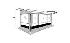 Thule Seitenwand Set Safari Residence G3 8000 -Zeltladen 89340 628564